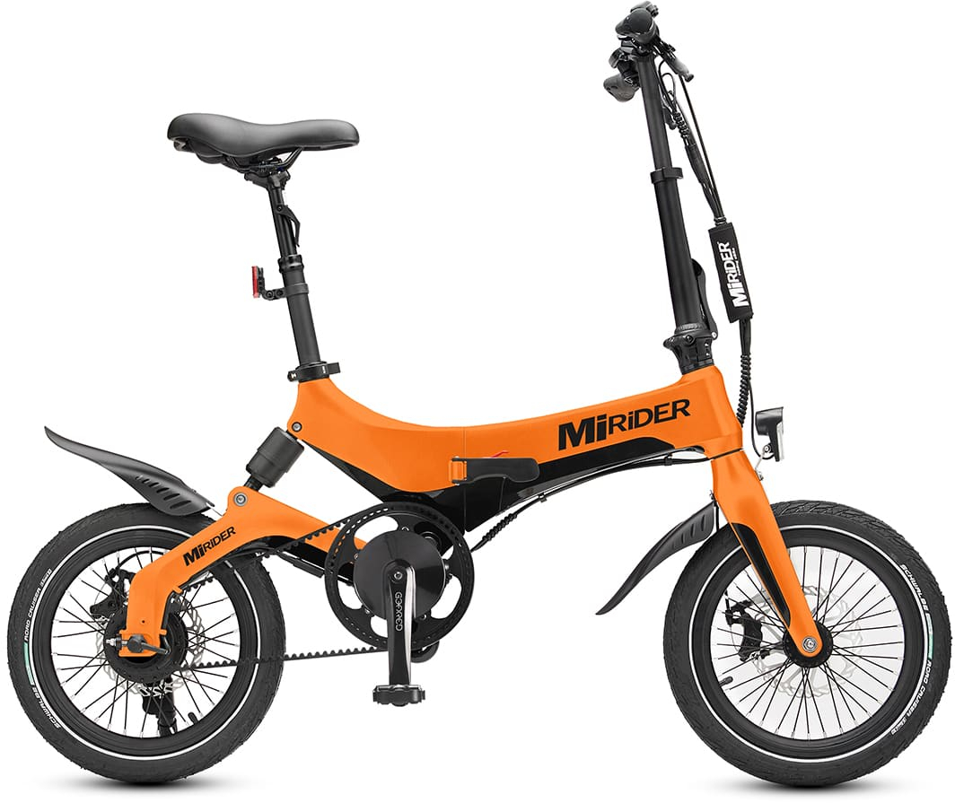 MiRiDER One GB3 Electric Folding Bike Ember Orange