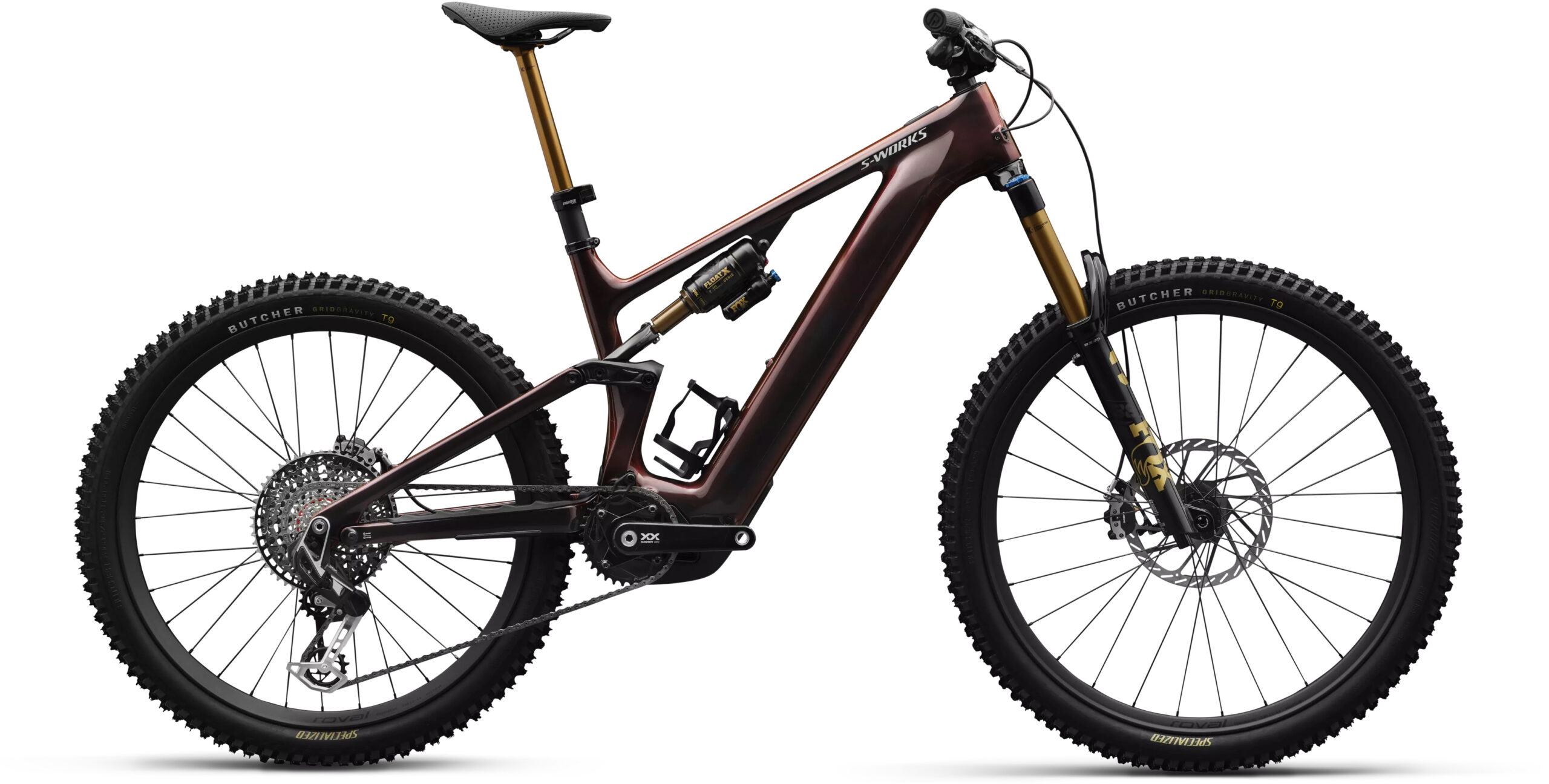 Specialized 2026 S-Works Turbo Levo 4 Full Suspension Electric Mountain Bike S2 GLOSS RED PEARL / BLACK / METALLIC WHITE SILVER